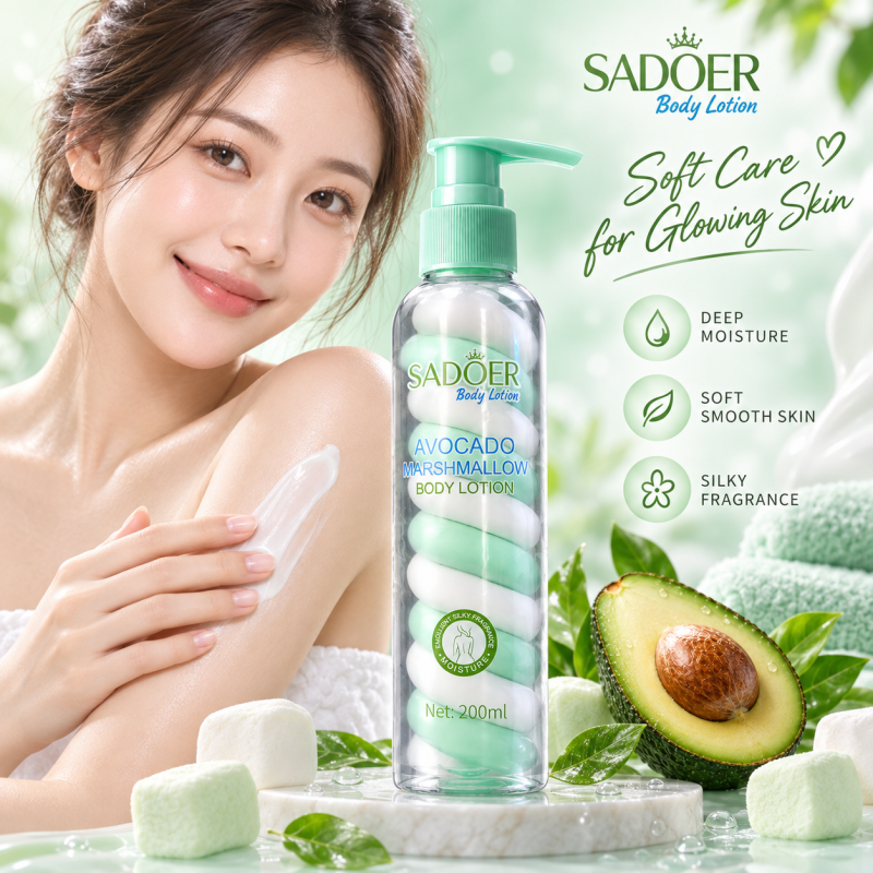 Sadoer Avocado Marshmallow Body Lotion