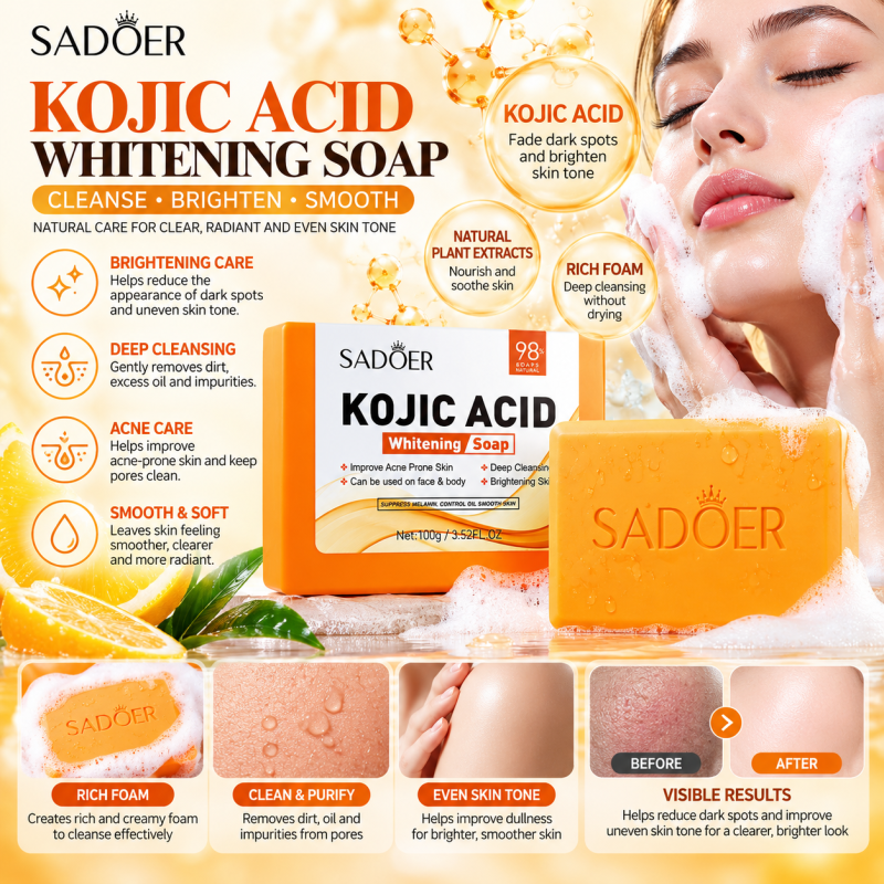 SADOER Kojic Acid Whitening Soap